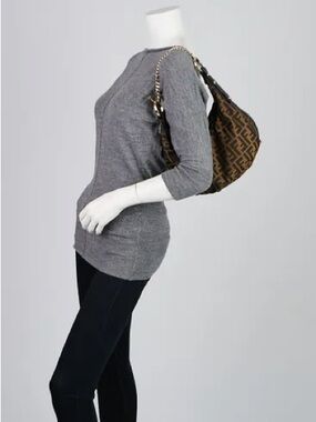 Vintage Fendi Zucca Chef Chain Hobo
